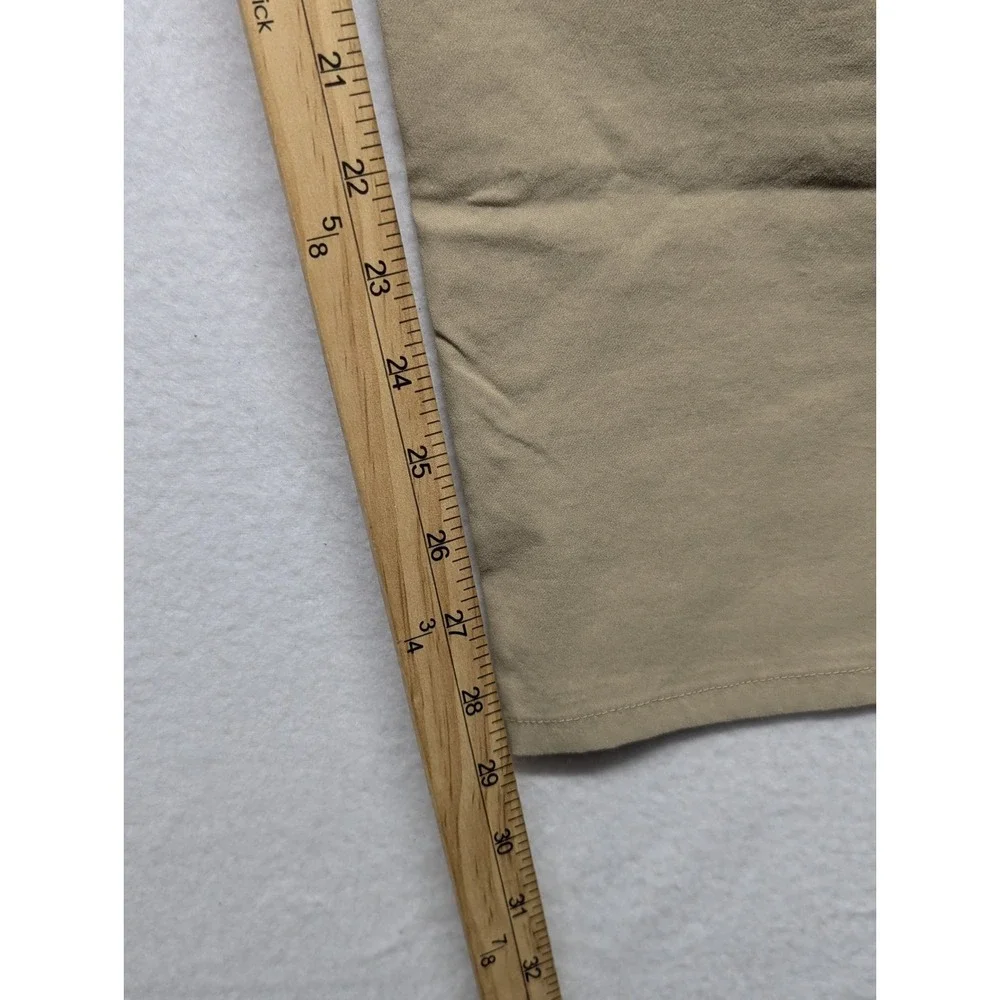 Weatherproof Vintage Men's Straight Fit Khaki Chino Pants 42x30 Stretch Tan